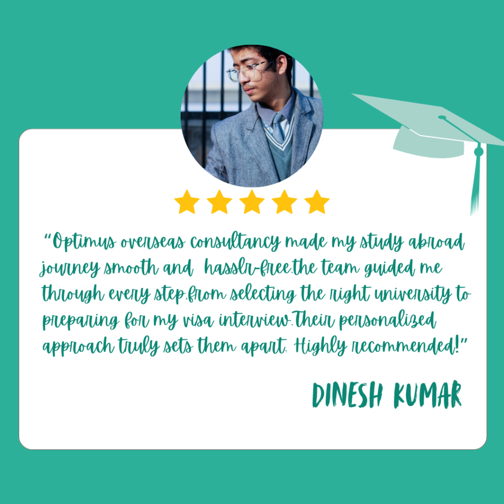 Dinesh optimusoverseasconsultancy review